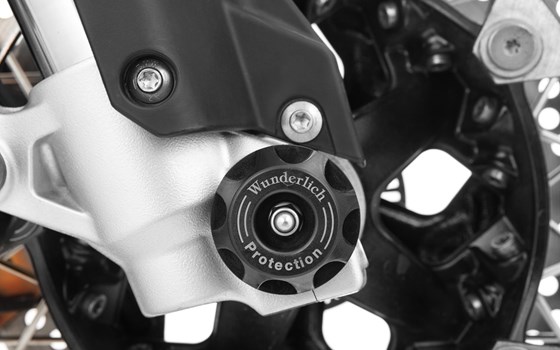 Achs-Schutzpads DOUBLESHOCK - schwarz - vorne - Bild 2