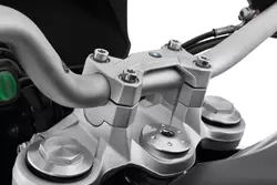 Lenkererhöhung ERGO für Modelle ohne BMW Navi - silber - 20mm Lenkererhöhung ERGO für Modelle ohne BMW Navi - silber - 20mm