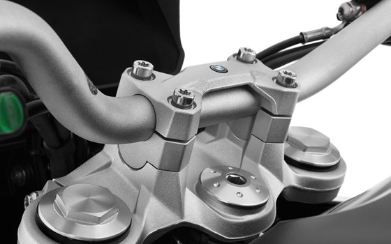 Lenkererhöhung ERGO für Modelle ohne BMW Navi - silber - 20mm - Bild 1