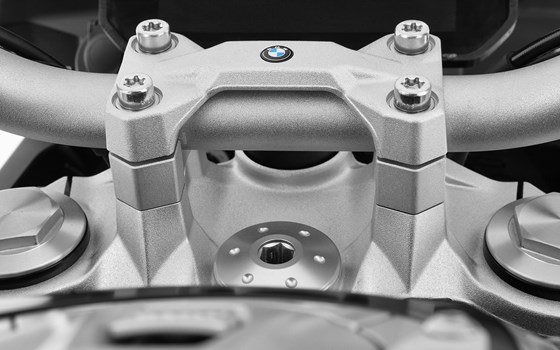 Lenkererhöhung ERGO für Modelle ohne BMW Navi - silber - 20mm - Bild 3