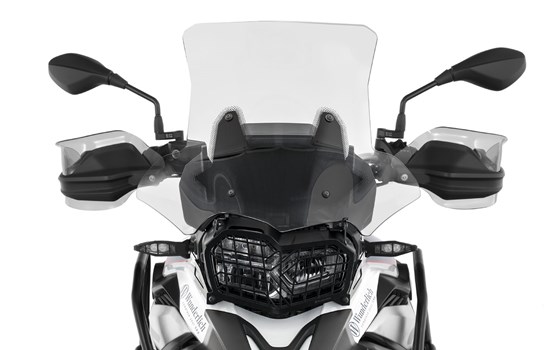 Verkleidungsscheibe MARATHON - transparent - Halterung kurz (115 mm) - Bild 1