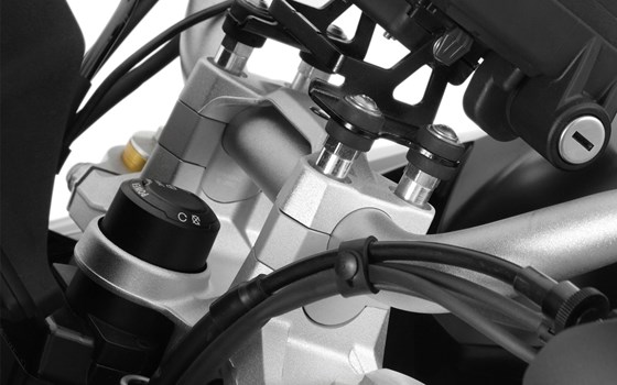 Lenkererhöhung ERGO für Modelle mit BMW Navi - silber - 20mm - Bild 3