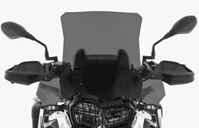 Verkleidungsscheibe EXTREME - rauchgrau - Halterung lang (160 mm)