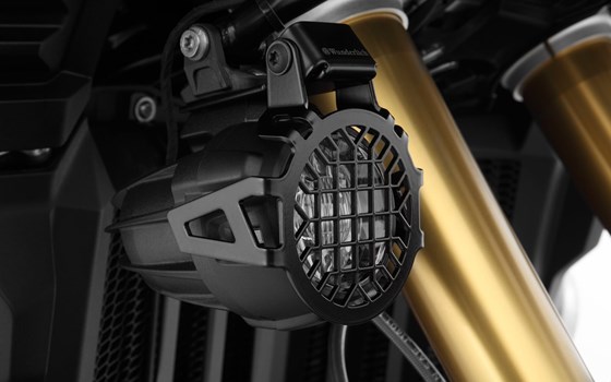 Scheinwerferschutzgitter für original LED Zusatzscheinwerfe - schwarz - Satz - Bild 1