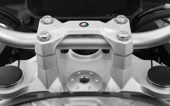 Lenkererhöhung ERGO für Modelle ohne BMW Navi F 750 GS / F - silber - Bild 2