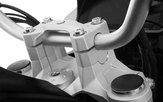 Lenkererhöhung ERGO für Modelle ohne BMW Navi F 750 GS / F - silber - Bild 3