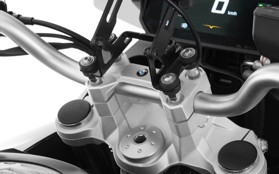 Lenkererhöhung ERGO für Modelle mit BMW Navi F 750 GS / F 8- silber - Bild 1