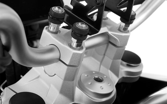 Lenkererhöhung ERGO für Modelle mit BMW Navi F 750 GS / F 8- silber - Bild 2