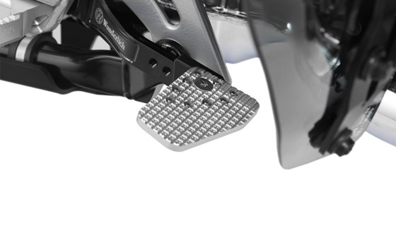 Fußbremshebel Verbreiterung- silber - Bild 1