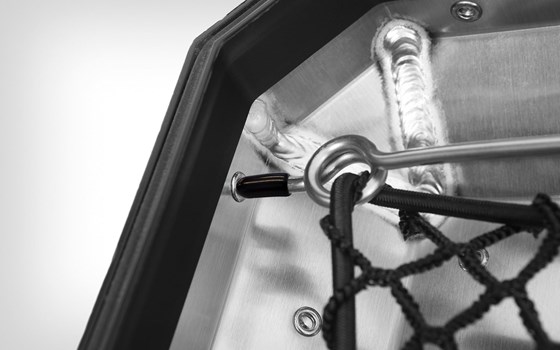 Gepäcknetz für BMW Alukoffer - schwarz - Stück - Bild 2