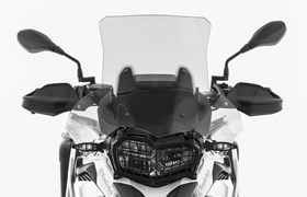 Verkleidungsscheibe EXTREME - transparent - Halterung kurz (115 mm) Verkleidungsscheibe EXTREME - transparent - Halterung kurz (115 mm)