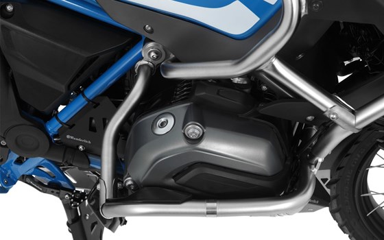 Verstärkungsbügel für den originalen Motorschutzbügel - Edelstahl - Satz - Bild 3