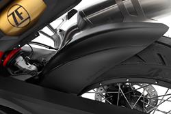 Hinterradabdeckung- schwarz