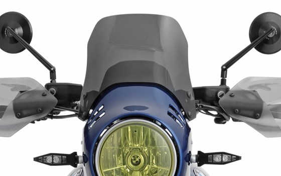 Verkleidungsscheibe für Lampenmaske R nineT Urban G/S - rauchgrau - Mit orig. Drehzahlmesser - Bild 1