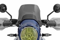 Verkleidungsscheibe für Lampenmaske R nineT Urban G/S - rauchgrau - Mit orig. Drehzahlmesser