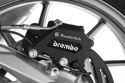 Bremszangenabdeckung hinten- schwarz