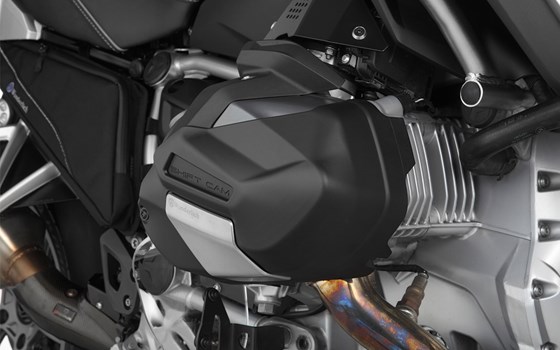 Ventildeckel- & Zylinderprotektoren EXTREME - schwarz-silber - links und rechts - Bild 2