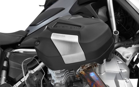 Ventildeckel- & Zylinderprotektoren EXTREME - schwarz-silber - links und rechts - Bild 3