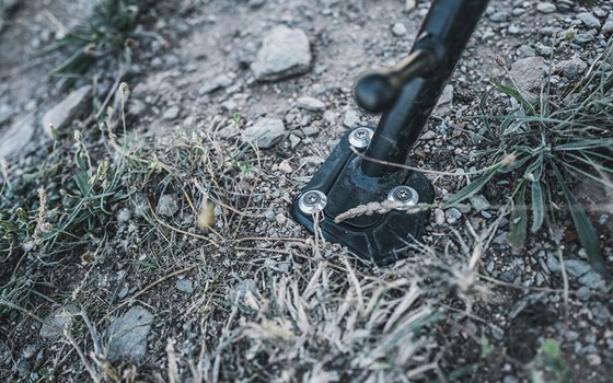 Seitenständer-Auflagevergrößerung für tiefergelegte Version- schwarz - Bild 2