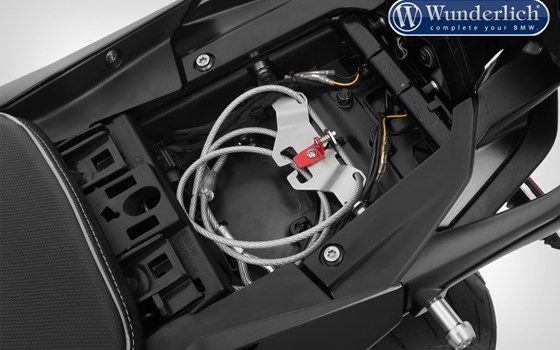 Helm-Diebstahlsicherung HELM-LOCK- silber - Bild 2