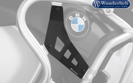 Füllbleche für Tankschutzbügelerweiterung R 1250 GS Adventu - schwarz - Satz - Bild 1