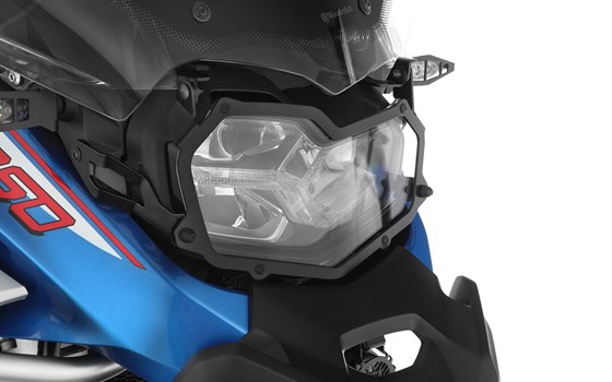 Scheinwerferschutz klappbar CLEAR für F 850 / 900 GS Advent- schwarz - Bild 1