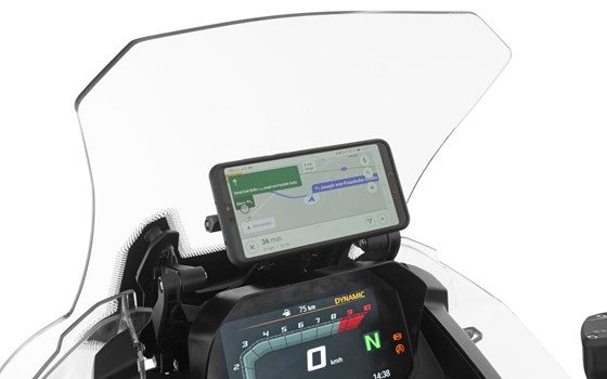 Geräteträger Universal - schwarz - für Fahrzeuge mit Original Scheibenverstellung - Bild 3