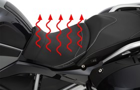 Fahrer Sitzbank AKTIVKOMFORT Sitzheizung und Geleinlage - schwarz - tief