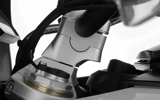 Lenkererhöhung ERGO BMW M/S 1000 XR - silber - 20mm - Bild 2