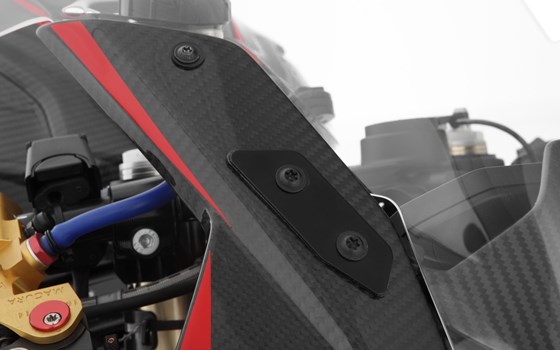 Abdeckung Spiegelaufnahmen TRACKDAY- schwarz - Bild 1