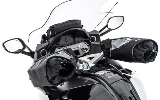 Motorrad Lenkerstulpen - schwarz - Satz - Bild 1