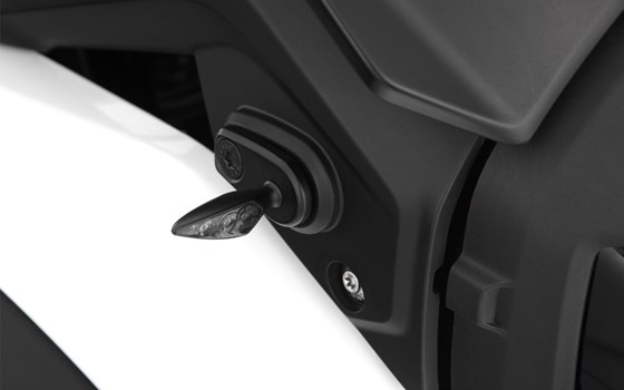 Adapter für Zubehörblinker mit M5 Anschlussgewinde - schwarz - 2 Stück - Bild 1