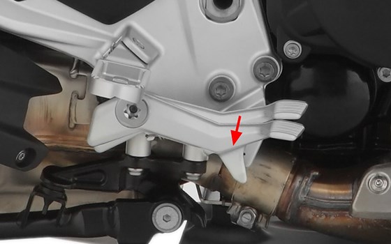 Fußbremshebel Tieferlegung F 900 XR- silber - Bild 1