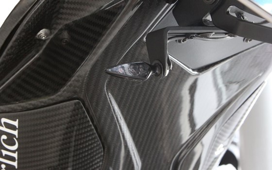 Blinker Halterung für Zubehörblinker - schwarz - M8 Blinker Anschlussgewinde - Bild 1