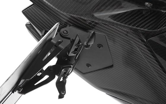 Blinker Halterung für Zubehörblinker - schwarz - M8 Blinker Anschlussgewinde - Bild 2