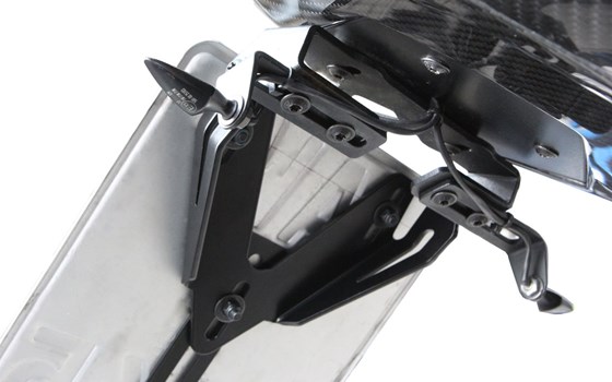 Blinker Halterung für Zubehörblinker - schwarz - M8 Blinker Anschlussgewinde - Bild 3