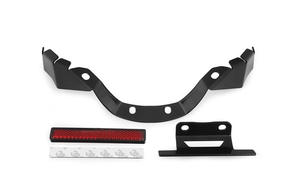 Blinkerhalter für Zubehörblinker R 18 - schwarz - M8 Blinker Anschlussgewinde - Bild 2