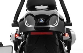 Blinkerhalter für Zubehörblinker R 18 - schwarz - M5 Blinker Anschlussgewinde