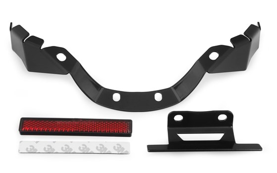 Blinkerhalter für Zubehörblinker R 18 - schwarz - M5 Blinker Anschlussgewinde - Bild 2