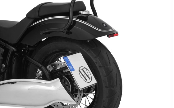 Blinkerhalter für Zubehörblinker R 18 - schwarz - M5 Blinker Anschlussgewinde - Bild 3