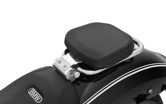 Fahrer Rückenstütze - klappbar- verchromt - Bild 2