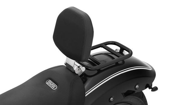 Fahrer Rückenstütze - klappbar- verchromt - Bild 3