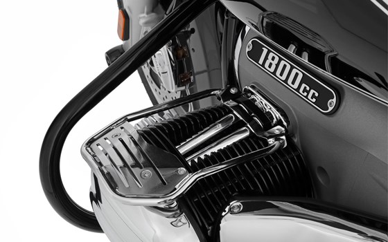 Beinablagen - verchromt - links und rechts - Bild 1