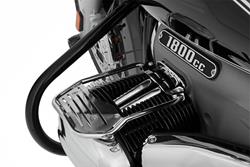 Beinablagen - verchromt - links und rechts