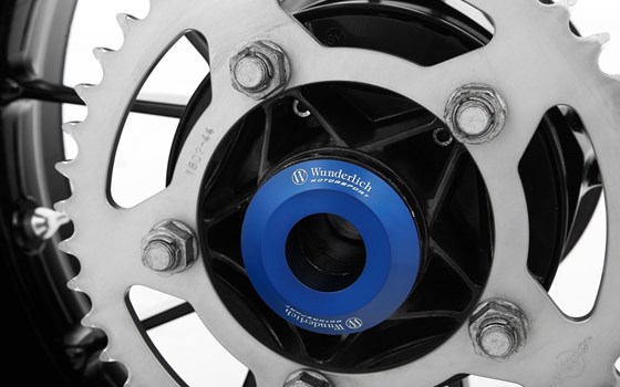 Hinterrad Distanzhülse TRACKDAY - Kettenseite- blau - Bild 1