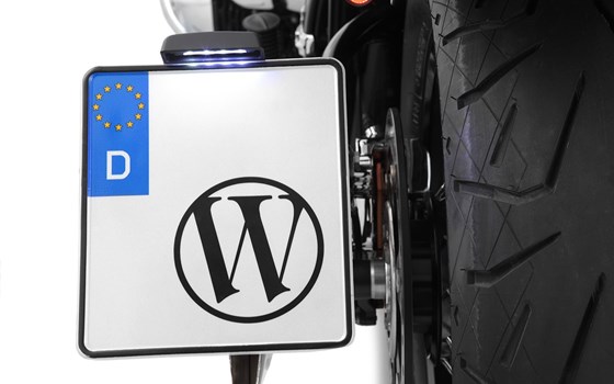 Heckumbau LOW mit Blinkerhalter R 18 - schwarz - M5 Blinker Anschlussgewinde - Bild 3