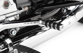 Bremshebelverlängerung für Modelle mit Fußrasten- verchromt