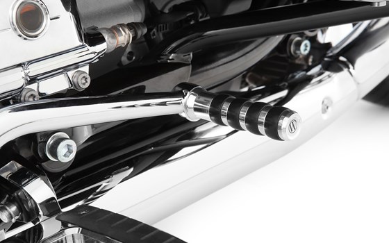 Bremshebelverlängerung für Modelle mit Fußrasten- verchromt - Bild 1