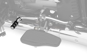 R 18-Schalthebelverlängerung für Modelle mit Trittbrett - poliert - vorne R 18-Schalthebelverlängerung für Modelle mit Trittbrett - poliert - vorne