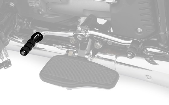 R 18-Schalthebelverlängerung für Modelle mit Trittbrett - schwarz - vorne - Bild 1